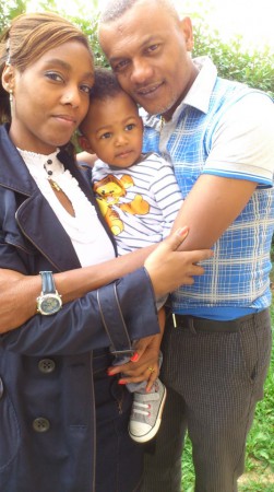 Jeanine et Albain et leur petit bout de choux